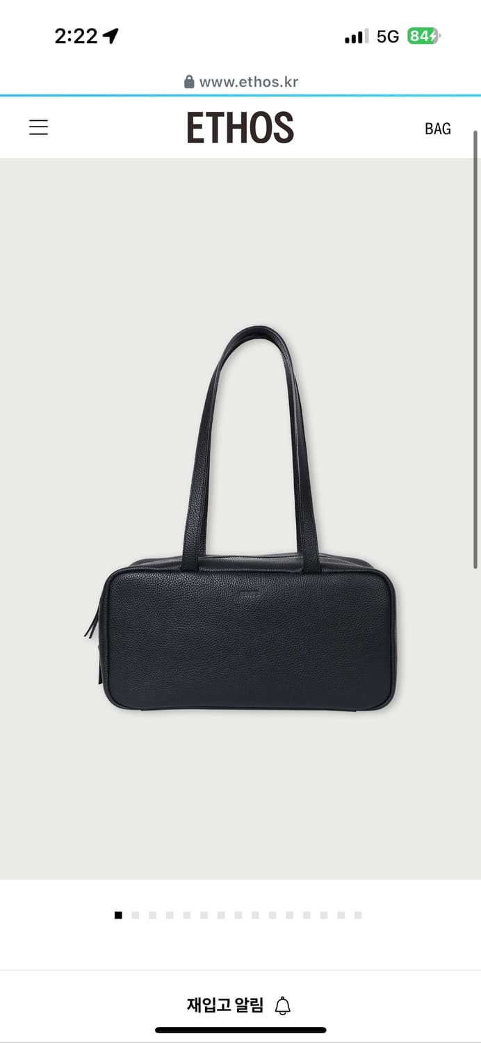 에토스 폴딩백 SHOULDER FOLDING BAG 상품이미지1
