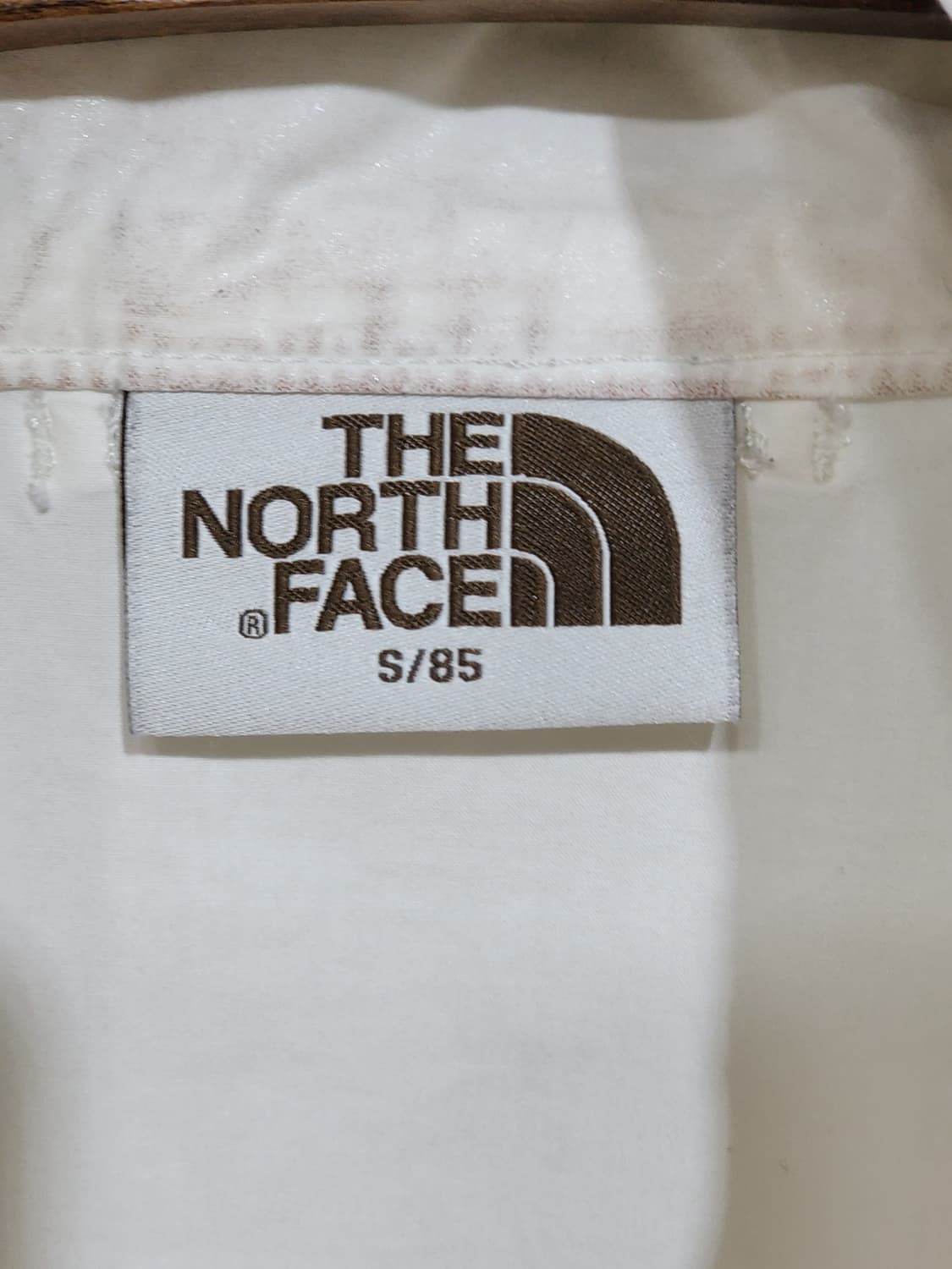 (M) 노스페이스 크롭자켓 화이트 바람막이 점퍼  상품이미지3