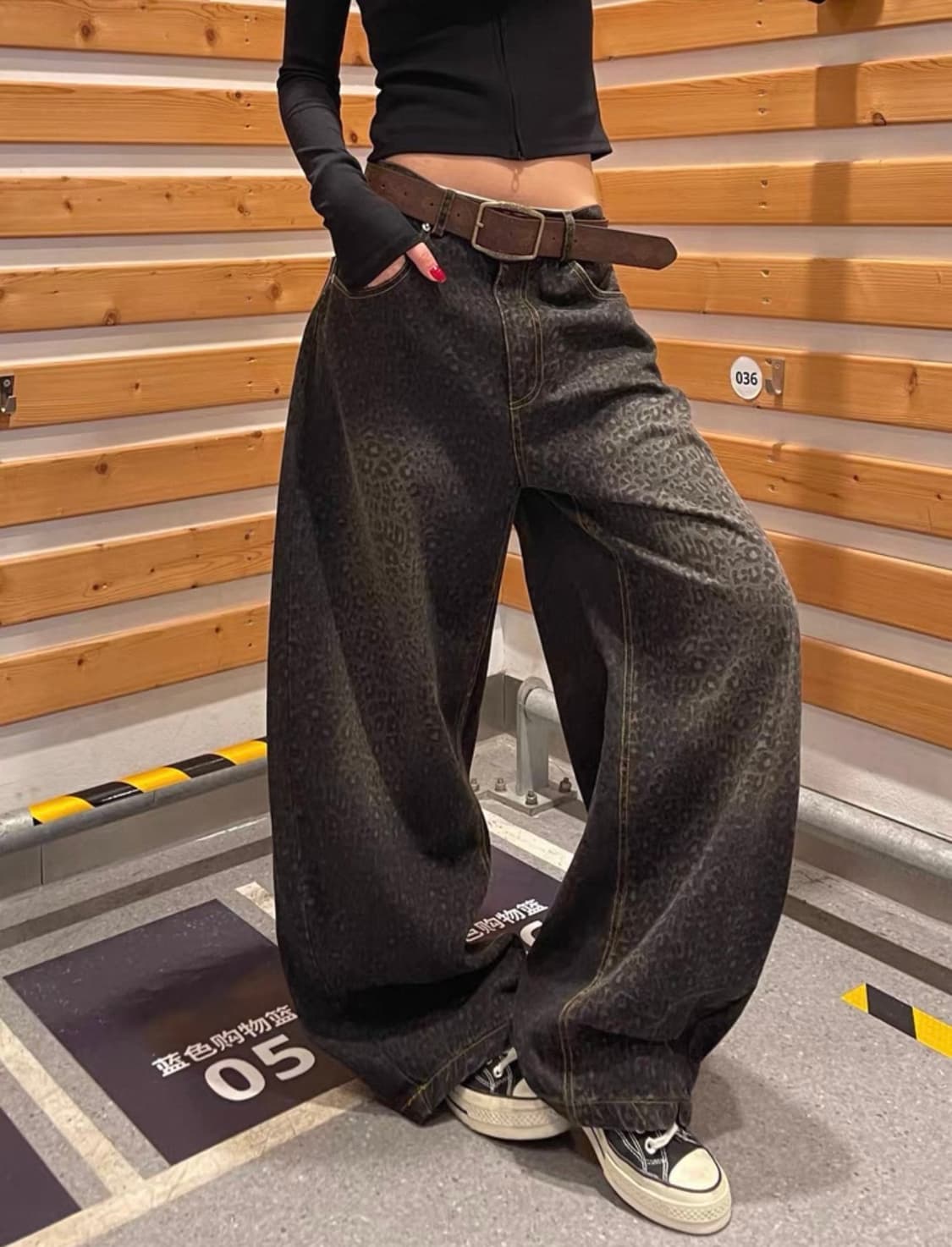 와이드 데님 팬츠 상품이미지1