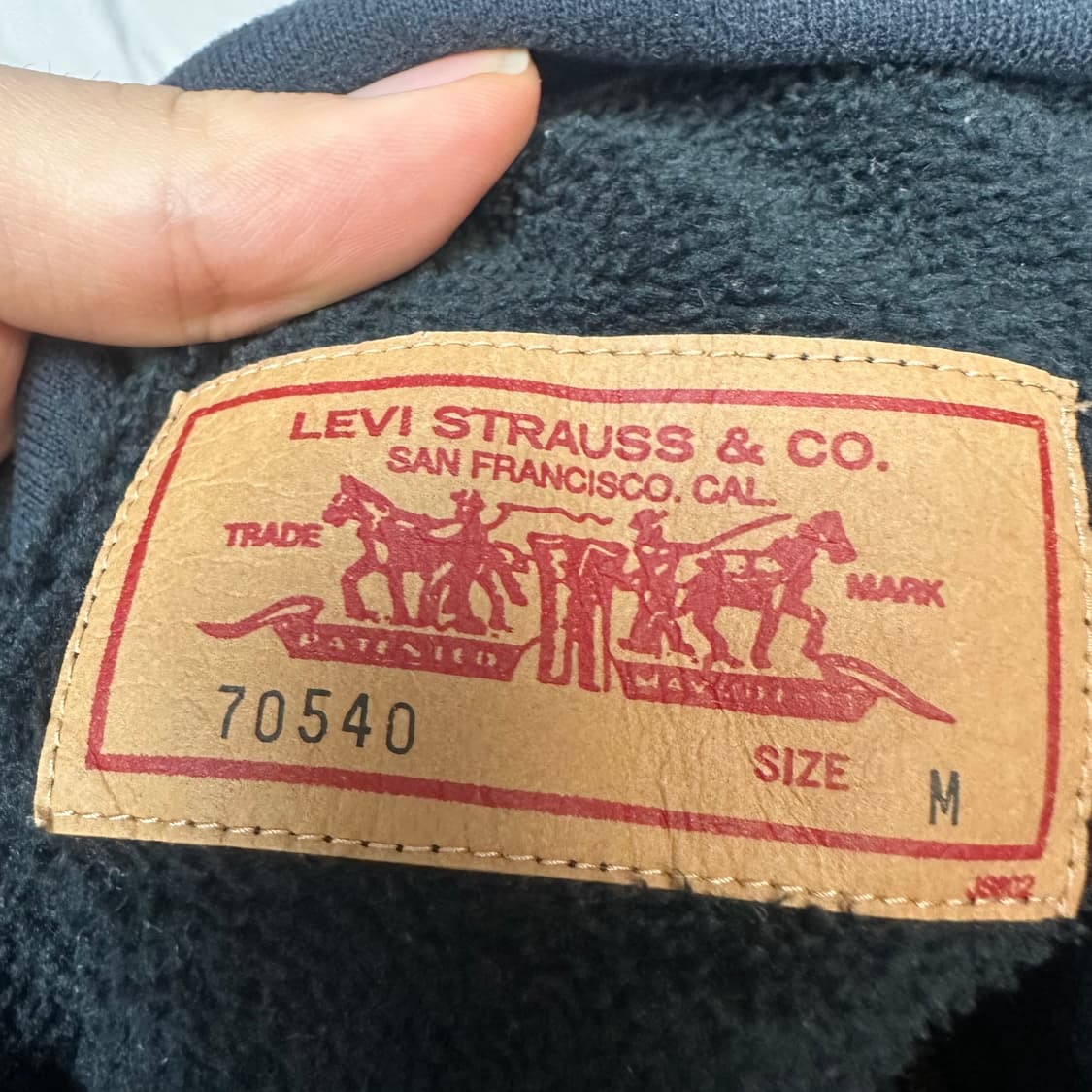 리바이스 일본판 블랙라이더자켓 M 상품이미지3