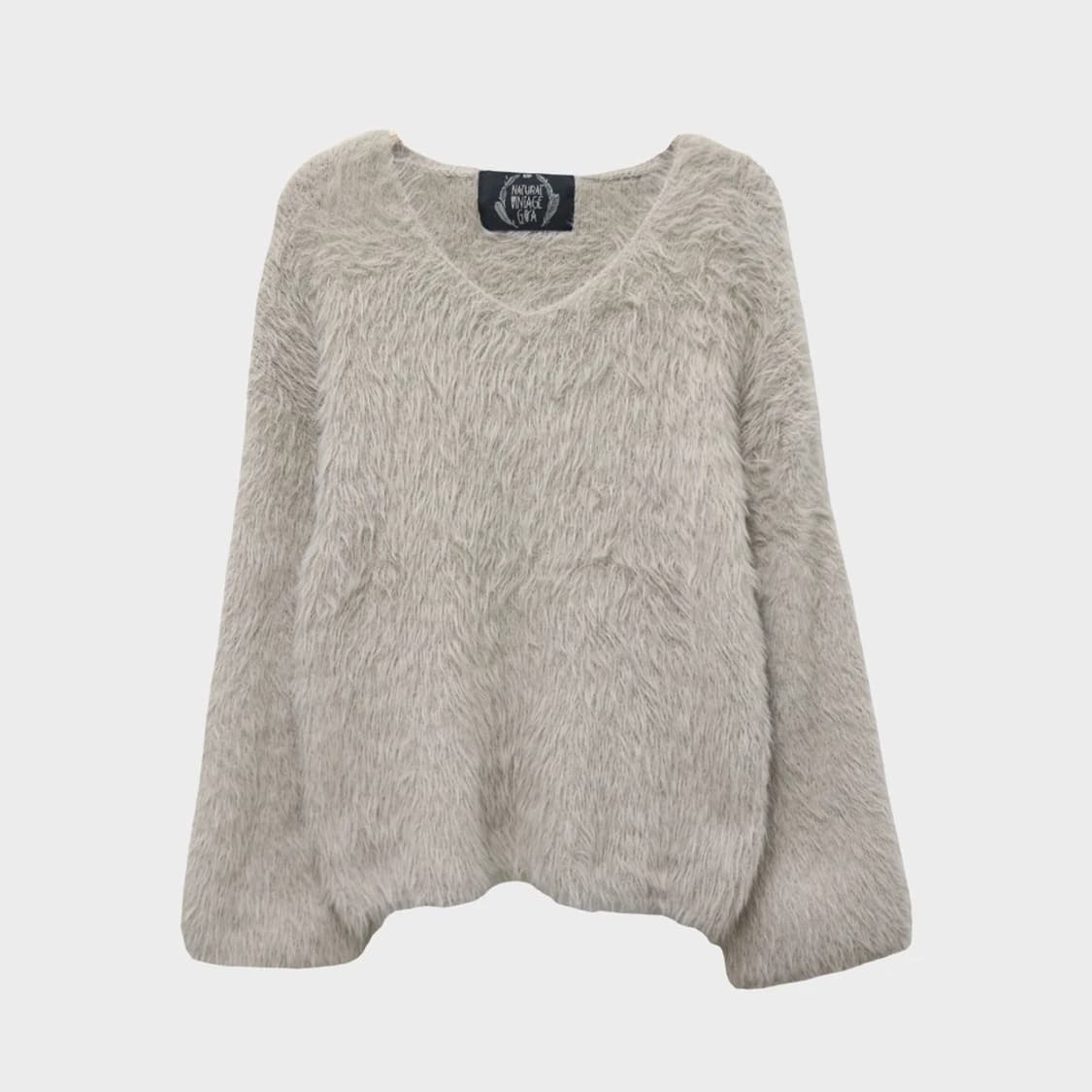 내추럴빈티지 브라운 날개사 니트 60207 상품이미지1