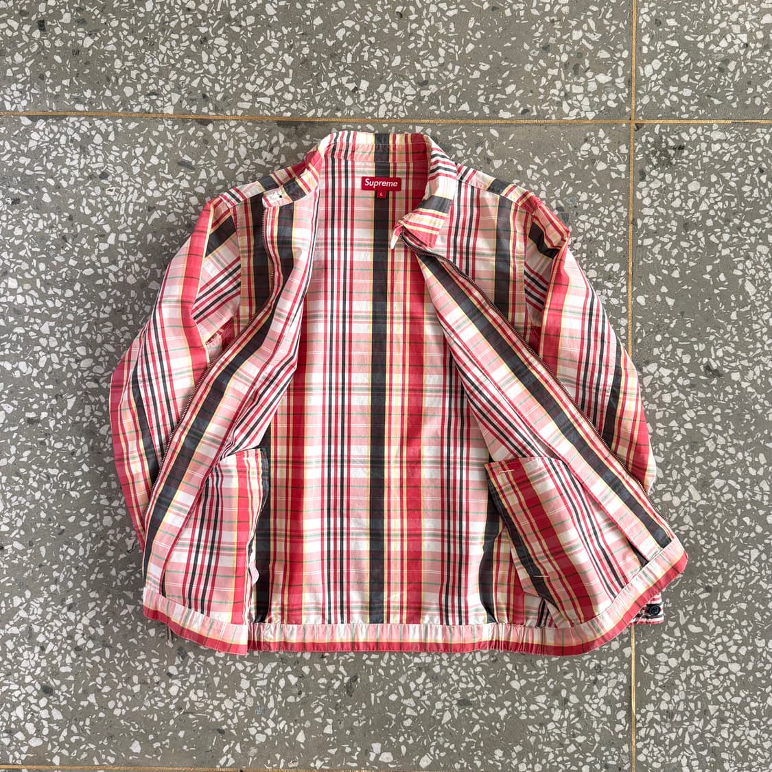 슈프림 체크 스윙탑 자켓 08ss 상품이미지3