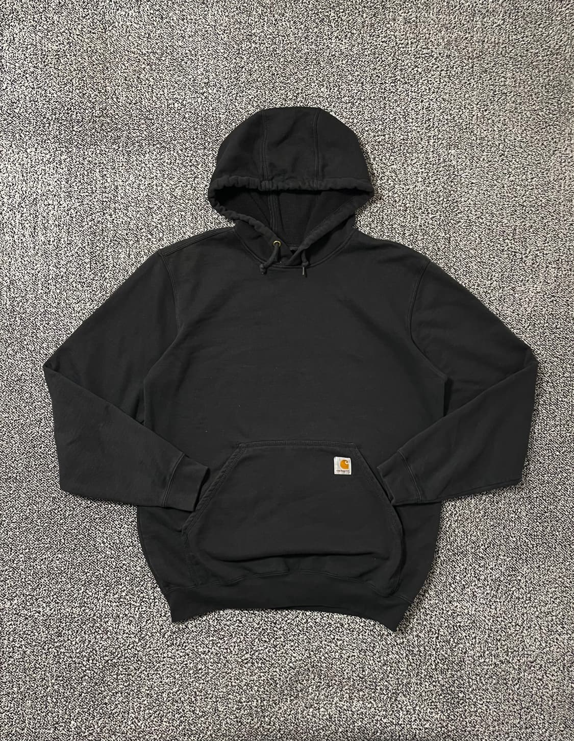 빈티지9. 칼하트 K121 루즈핏 미드웨이트 후드티셔츠 스웻 블랙 상품이미지1