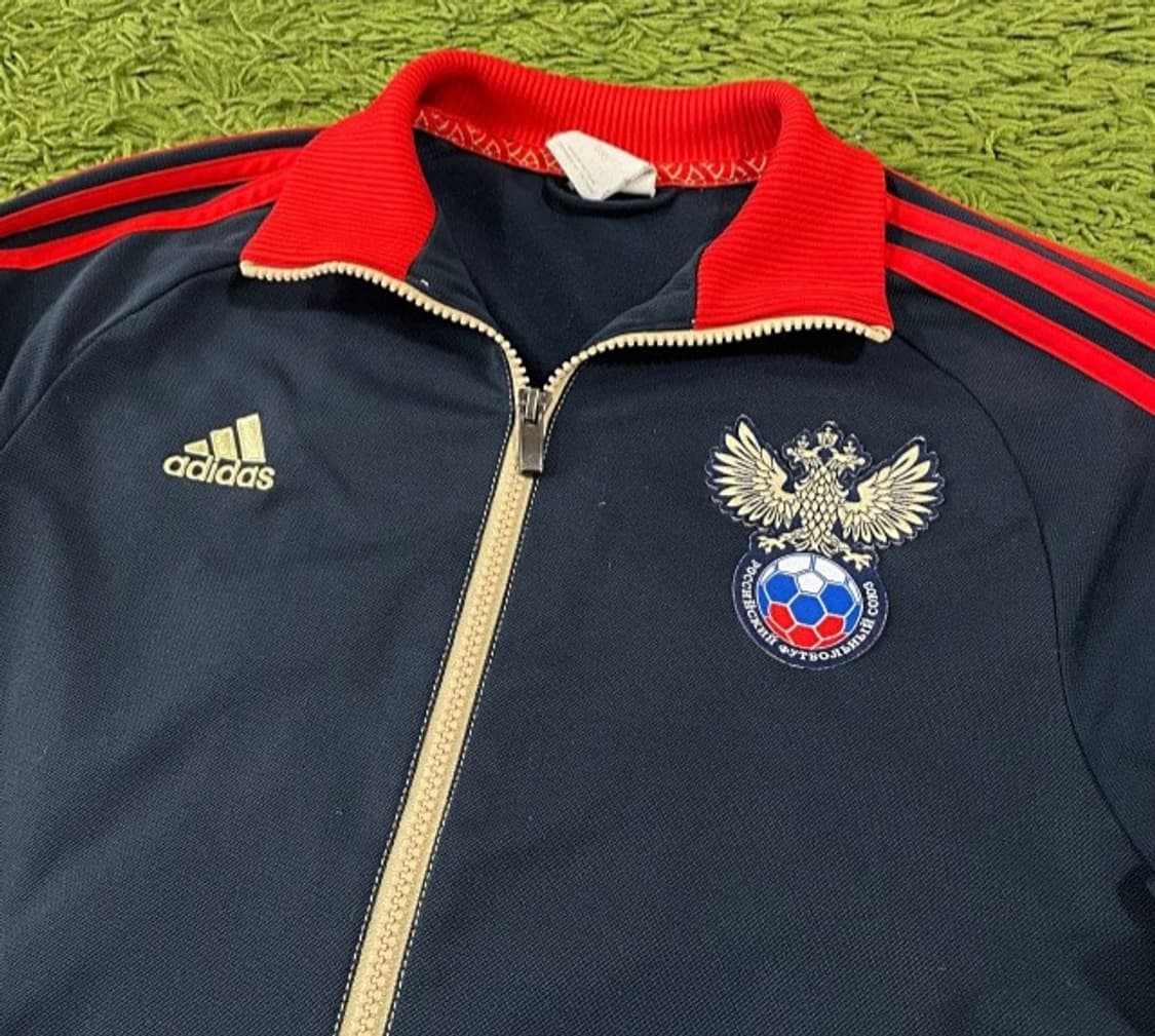 아디다스 러시아 네이비 레드 트랙탑 져지집업 90~95 상품이미지2