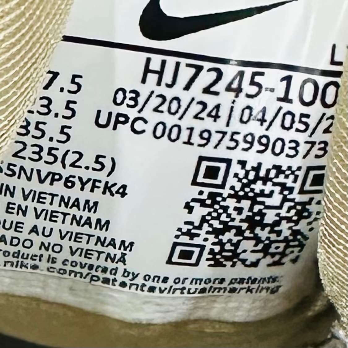 235) 나이키 운동화 여성 여자 신발 V2k 메탈릭 런 상품이미지9