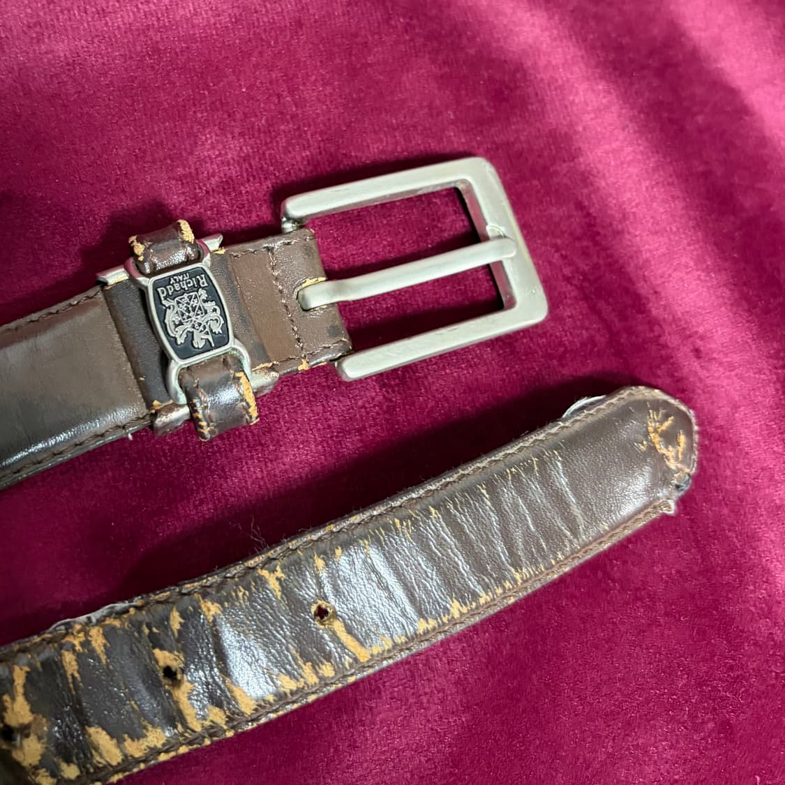 Richadd 슬림 레더 벨트 상품이미지6