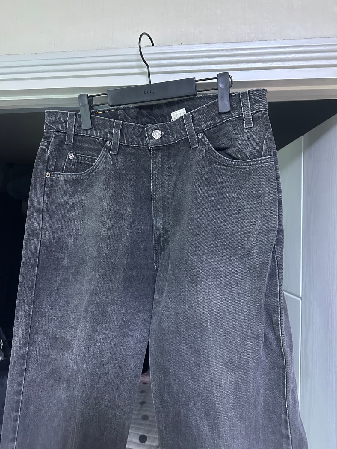 [36] 리바이스 505 오렌지탭 흑청 90s USA 상품이미지2