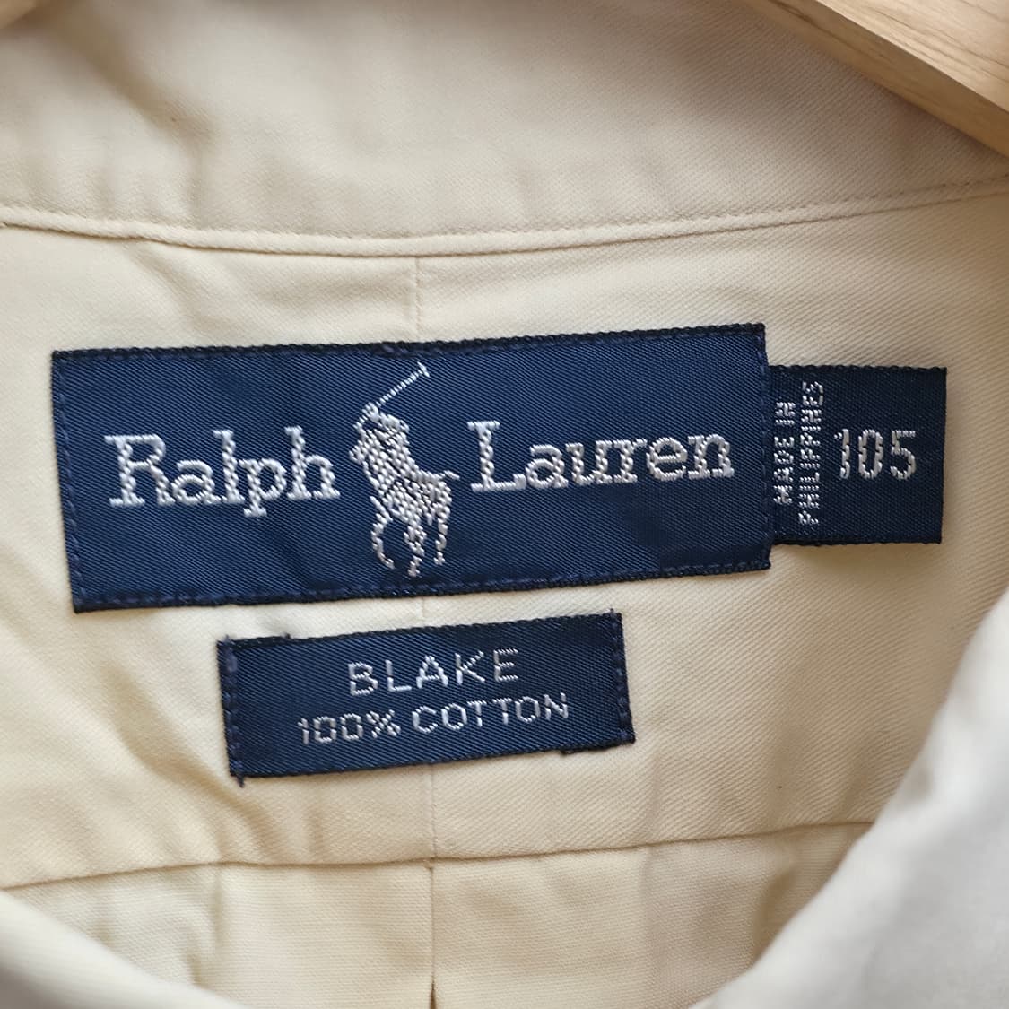 [XL] 폴로 랄프로렌 반팔 셔츠 연노랑 상품이미지5