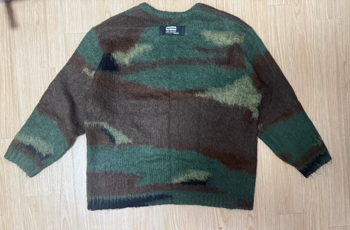 [XL] 슈프림 준야 와타나베 21fw 브러쉬드 카모 스웨 터 올리브 상품이미지2