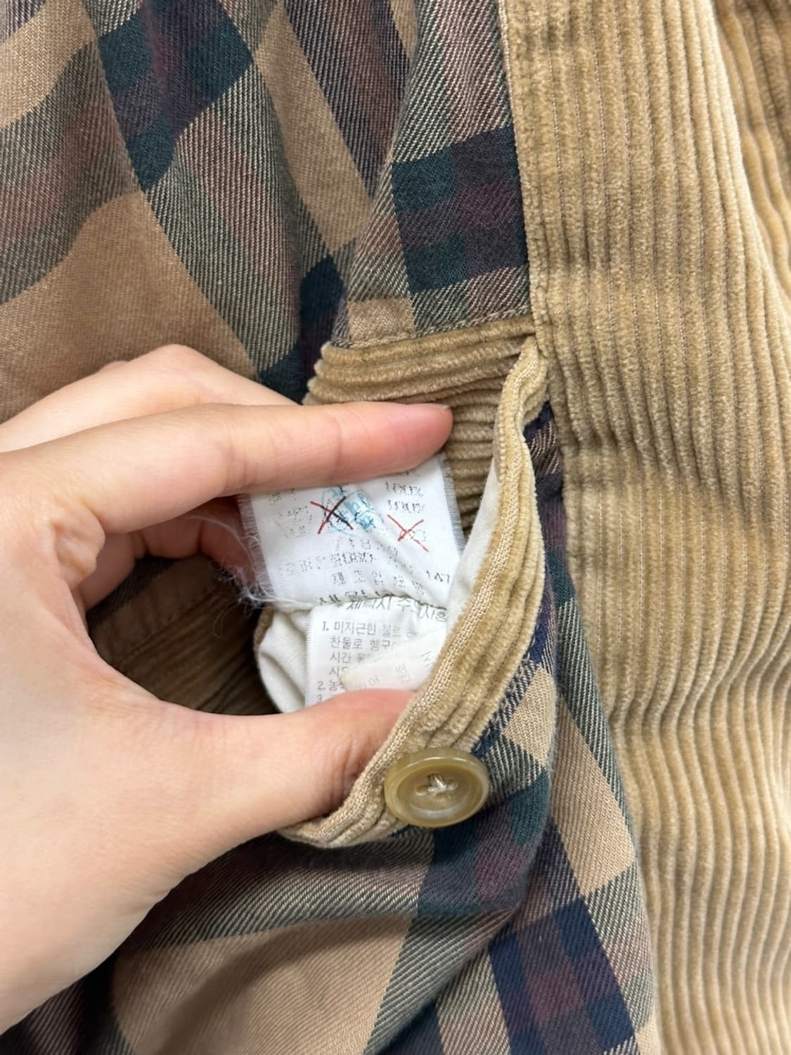 빈폴 코듀로이 골덴 자켓 브라운 (L~XL) 상품이미지9