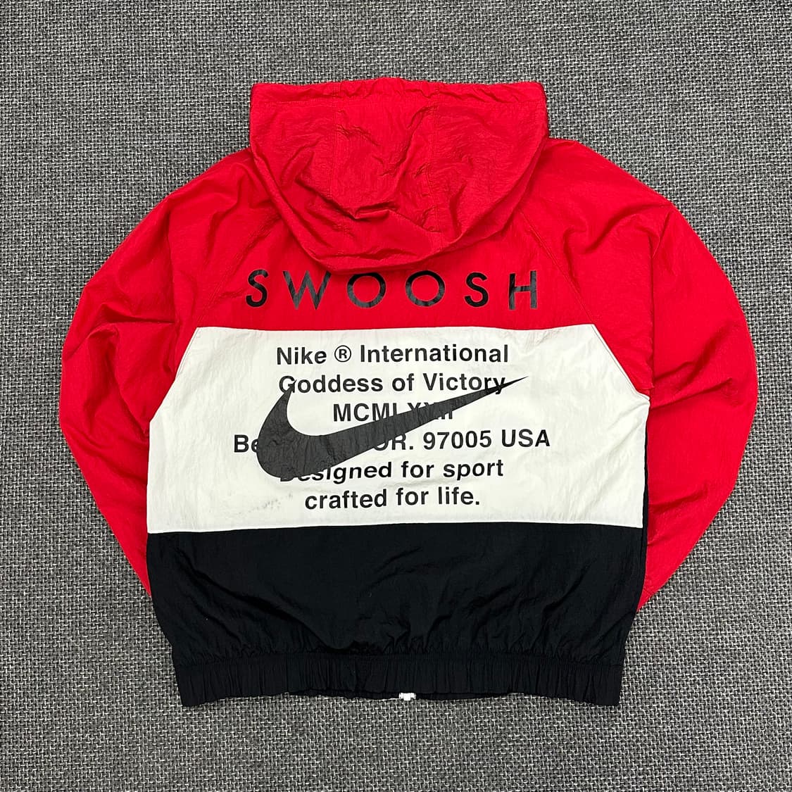 나이키 더블스우시 빈티지 배색 바람막이 M 상품이미지8