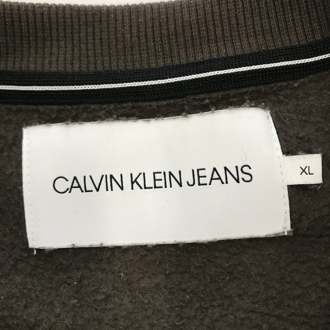 캘빈클라인 CK 카키 로고 맨투맨 [XL] 상품이미지4