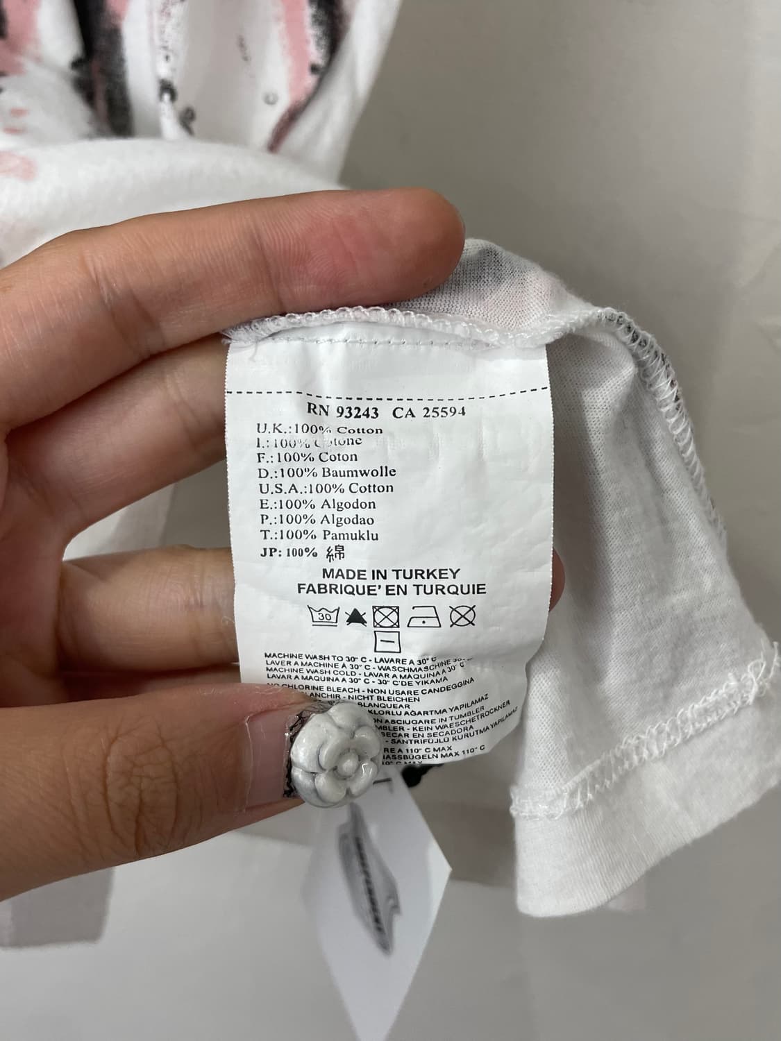 디젤 블랙골드 그래픽 티셔츠 상품이미지4