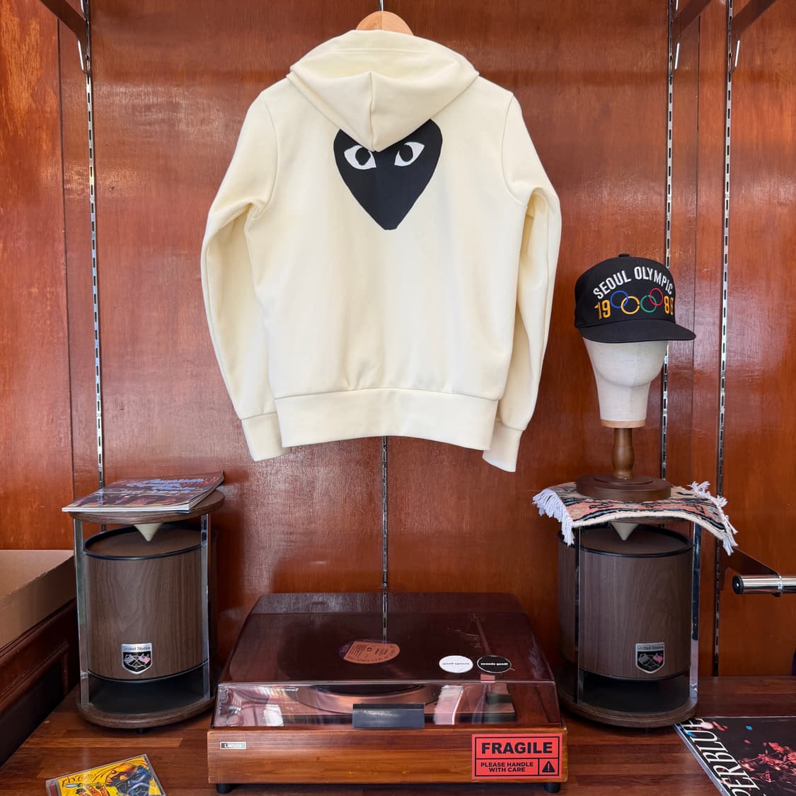 꼼데가르송 플레이 하트 와펜 후드 집업 [ 55-66 ] 상품이미지3