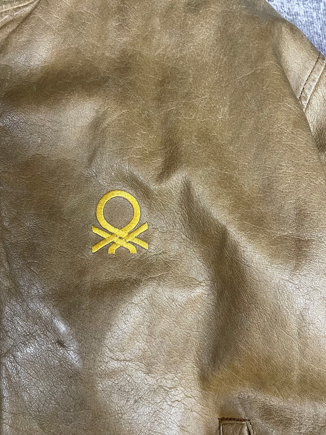 91년 생산 베네통 A2타입 가죽자켓 상품이미지3