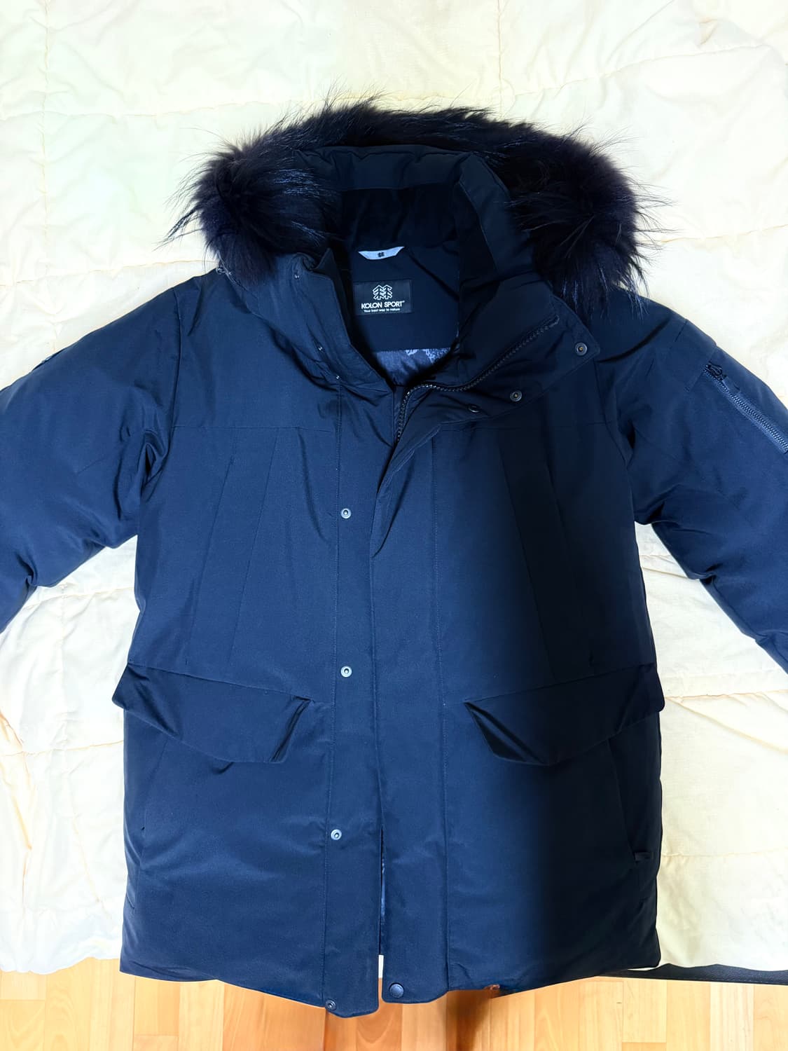 코오롱스포츠 안타티카 남성 블랙 패딩 95  상품이미지3