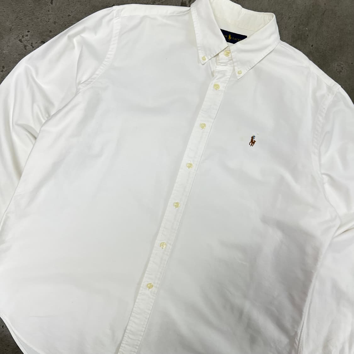 폴로 화이트 셔츠[1593] 상품이미지4