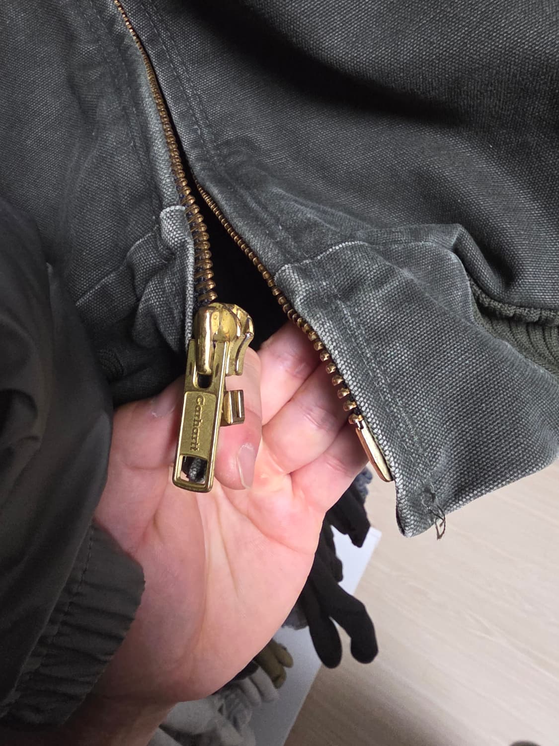 [XL] OG 칼하트 J130 액티브 자켓 칼하트 다크브라운 상품이미지4