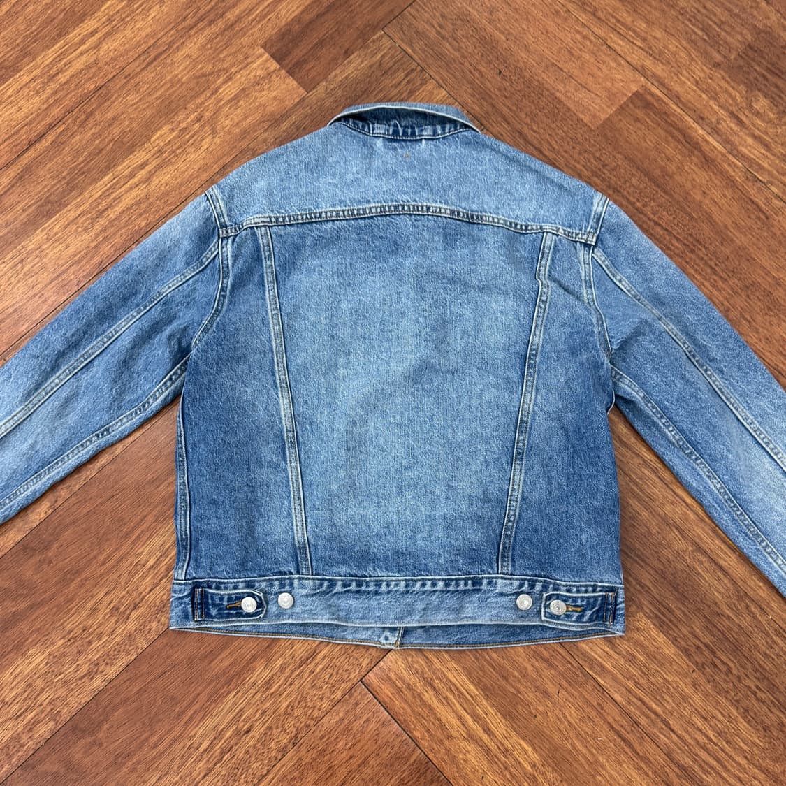 여성용 M 리바이스 프리미엄 빅E 데님 청자켓  상품이미지2