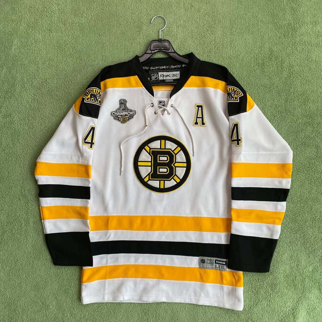 뉴진스 리복 90's CCM 화이트 옐로우 하키 져지 상품이미지2