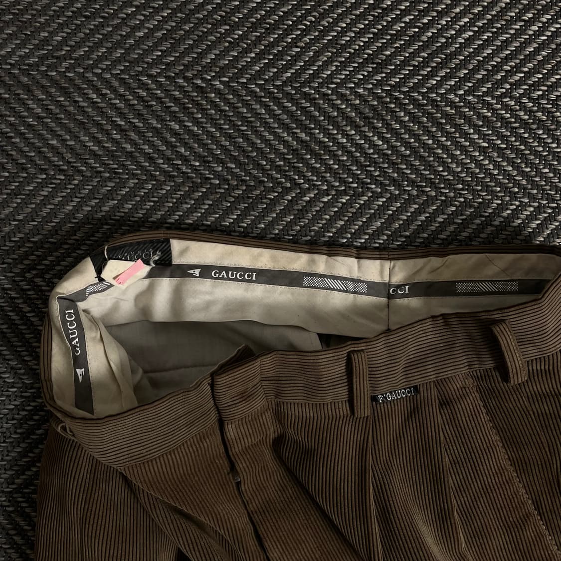 CAUCCI 브라운 코듀로이 와이드 팬츠y 3371 상품이미지6