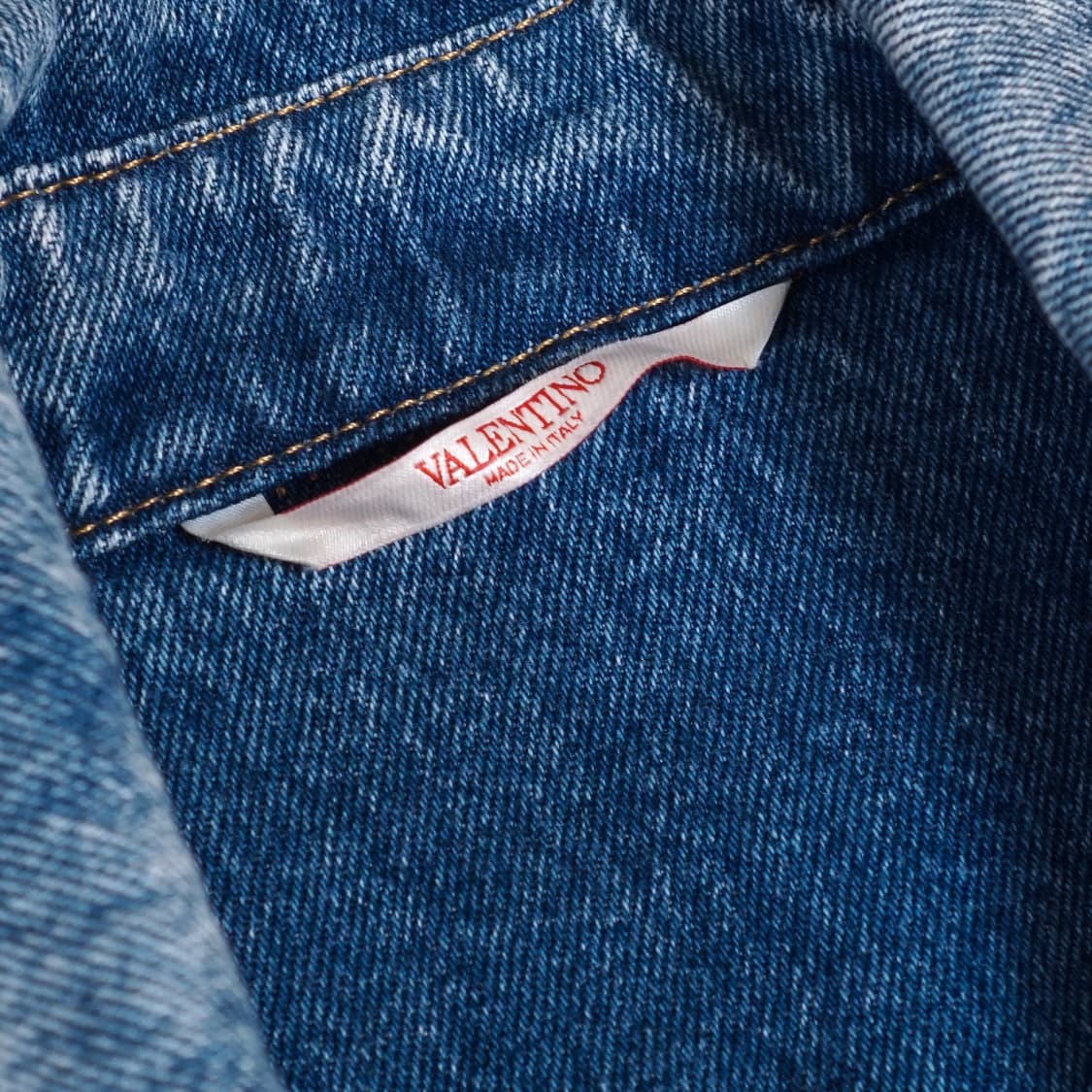 발렌티노 V 로고 데님 자켓 상품이미지10