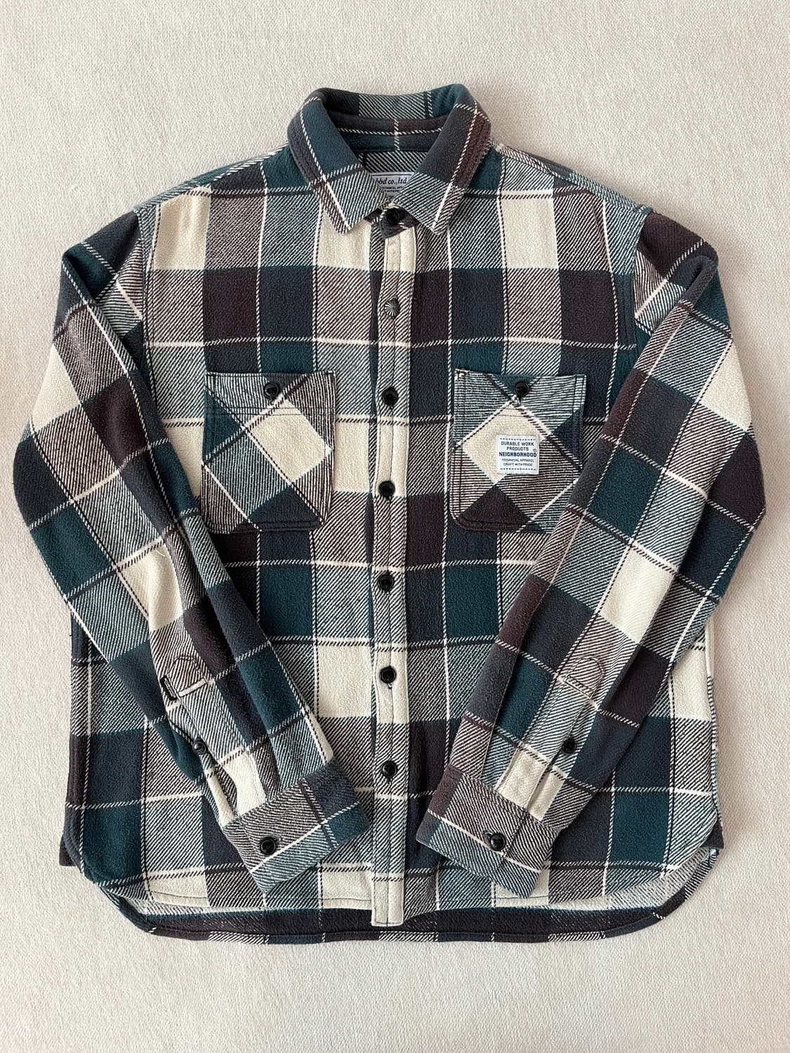 네이버후드 13fw 럼버 셔츠 상품이미지1