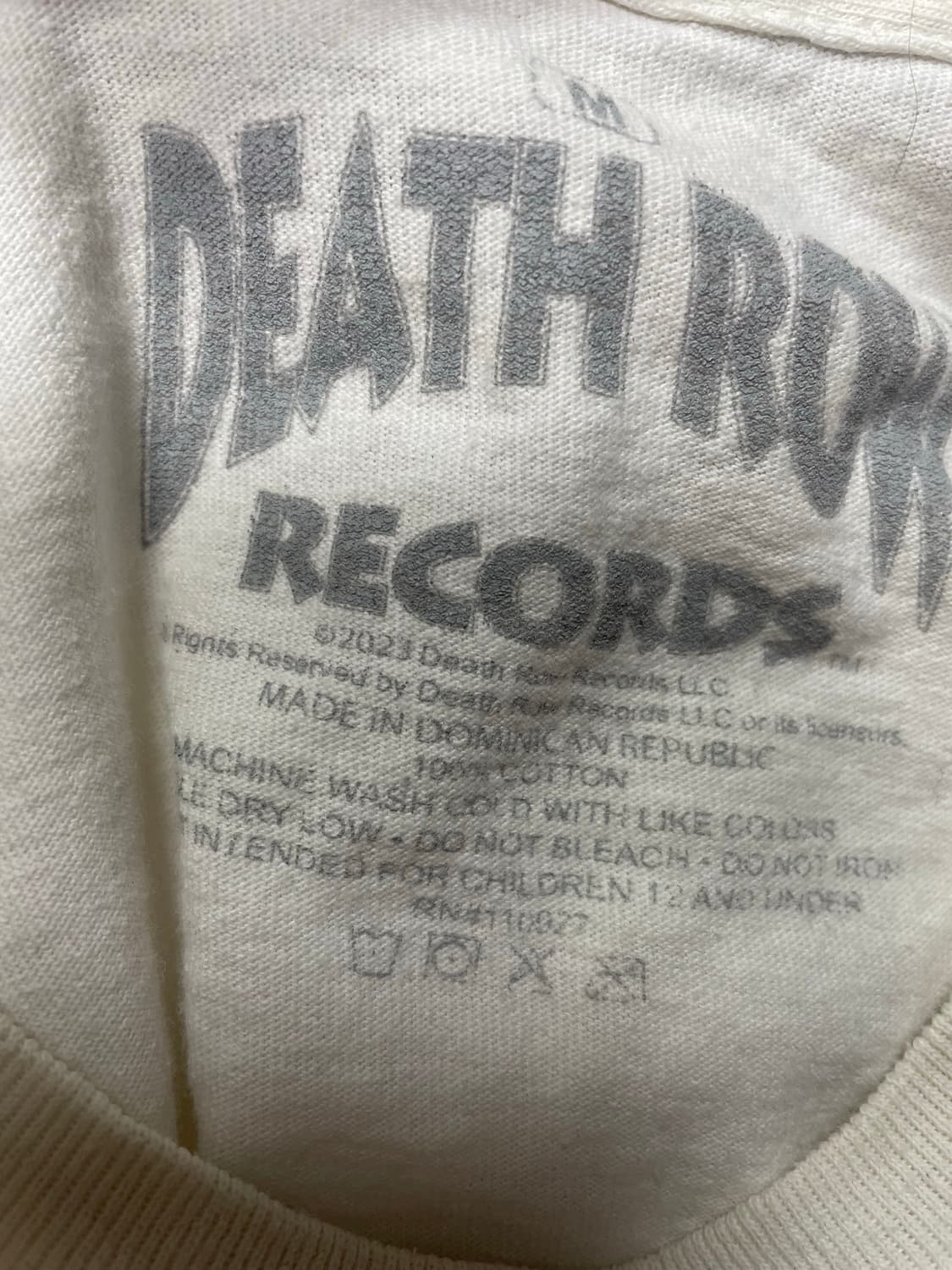 데스 로우 레코드 티셔츠 상품이미지3