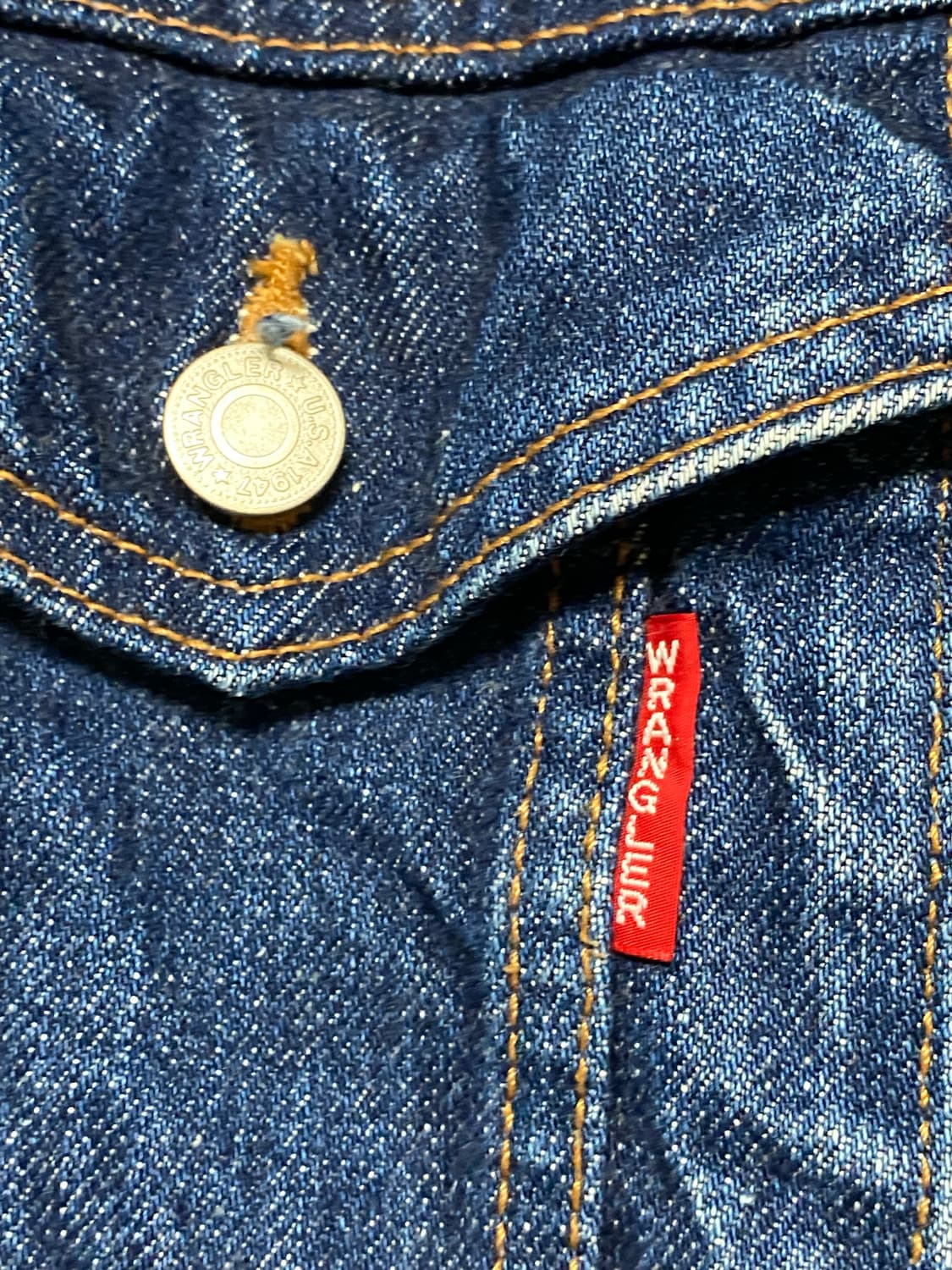 Wrangler 랭글러 3세대 데님 자켓 (일본산) 상품이미지10