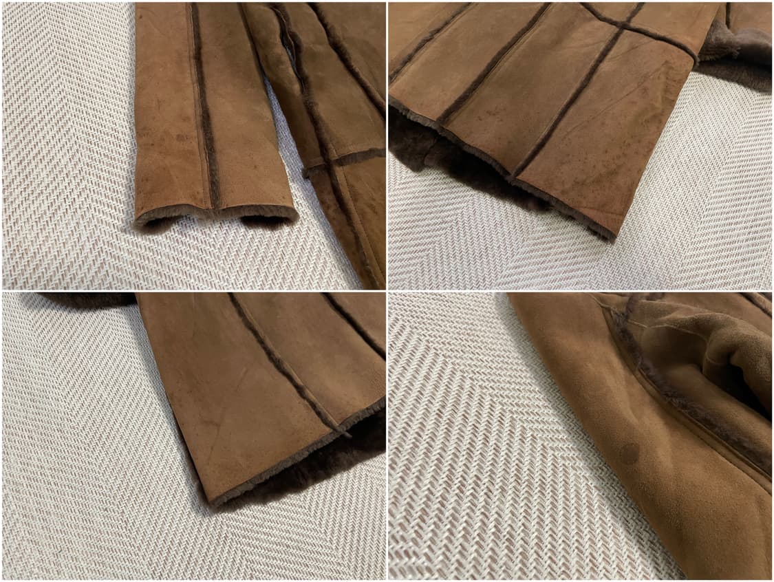 레킵 요시에 이나바 시어링 스웨이드 무스탕 코트 J03527 상품이미지9