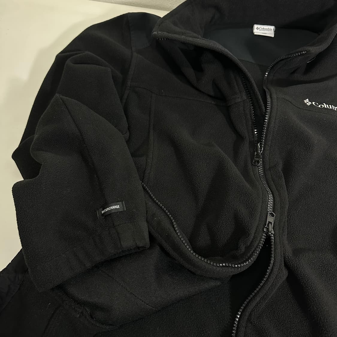 XL 컬럼비아 블랙 플리스 집업 자켓 상품이미지4