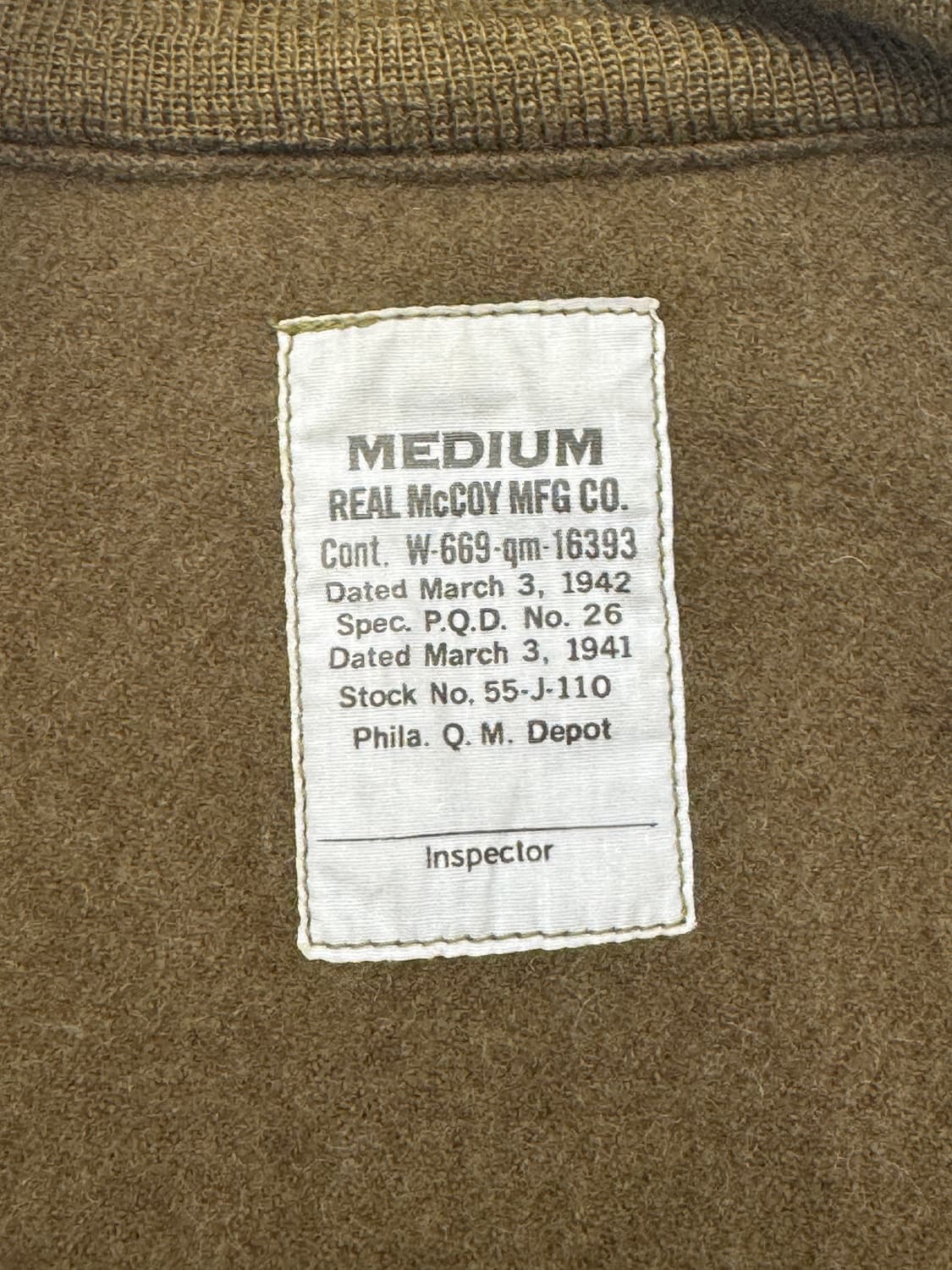 리얼맥코이 탱커 M 사이즈 상품이미지3