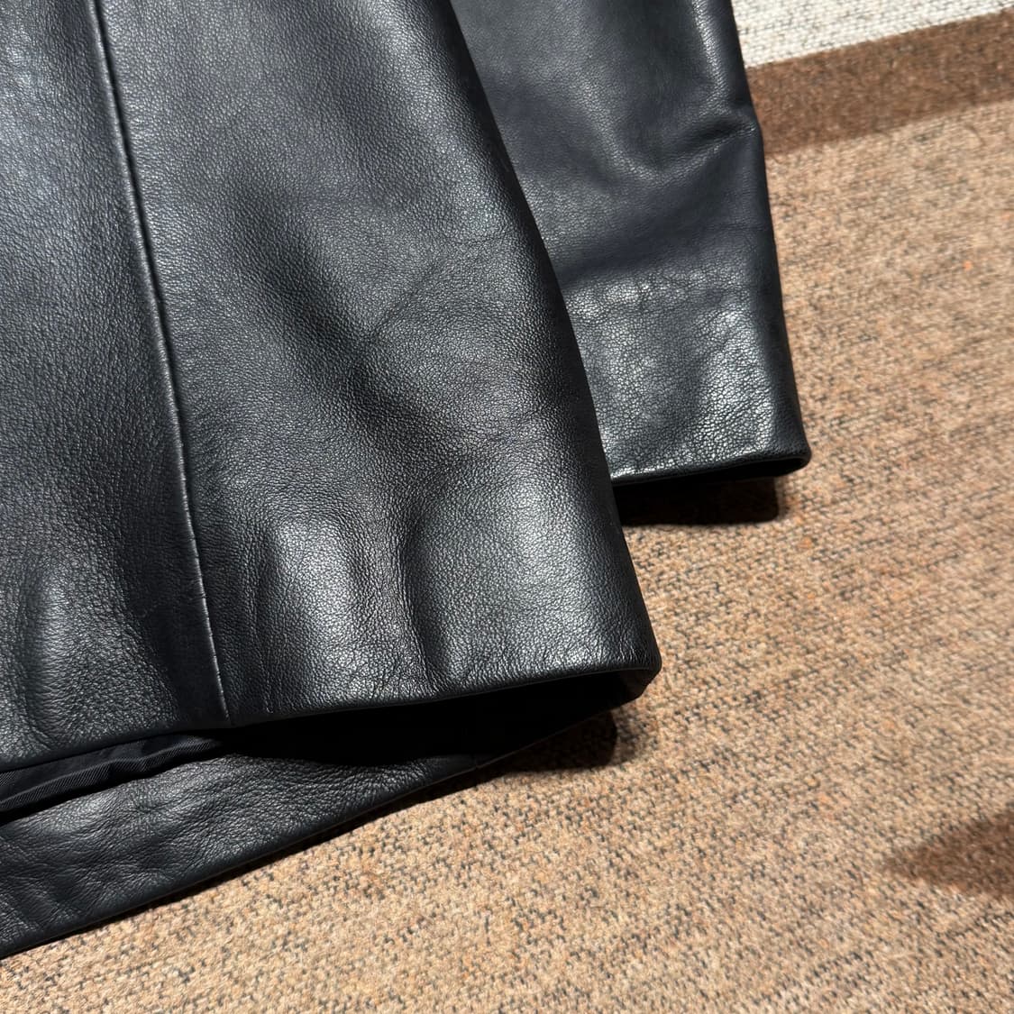 빈티지 램스킨 카 코트 XL 양가죽 자켓 상품이미지5