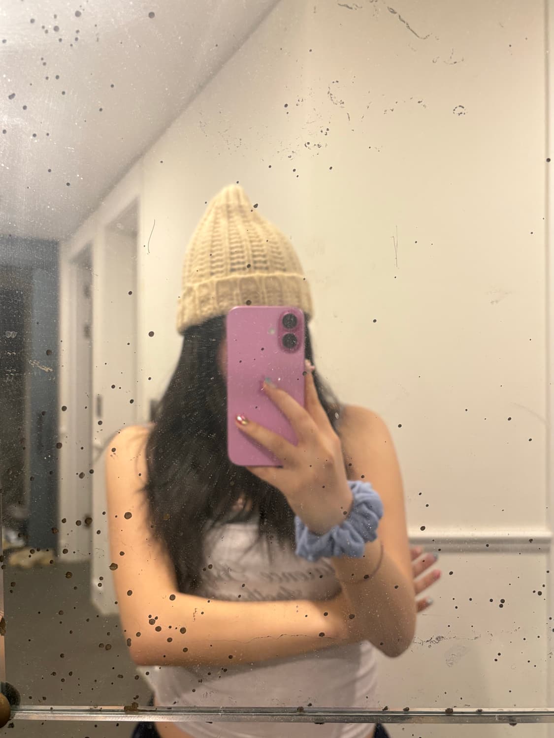 latelier 뜨개 키세스 비니 베이지 상품이미지3