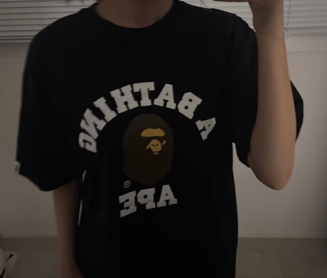 정품) 베이프 반팔 상품이미지1