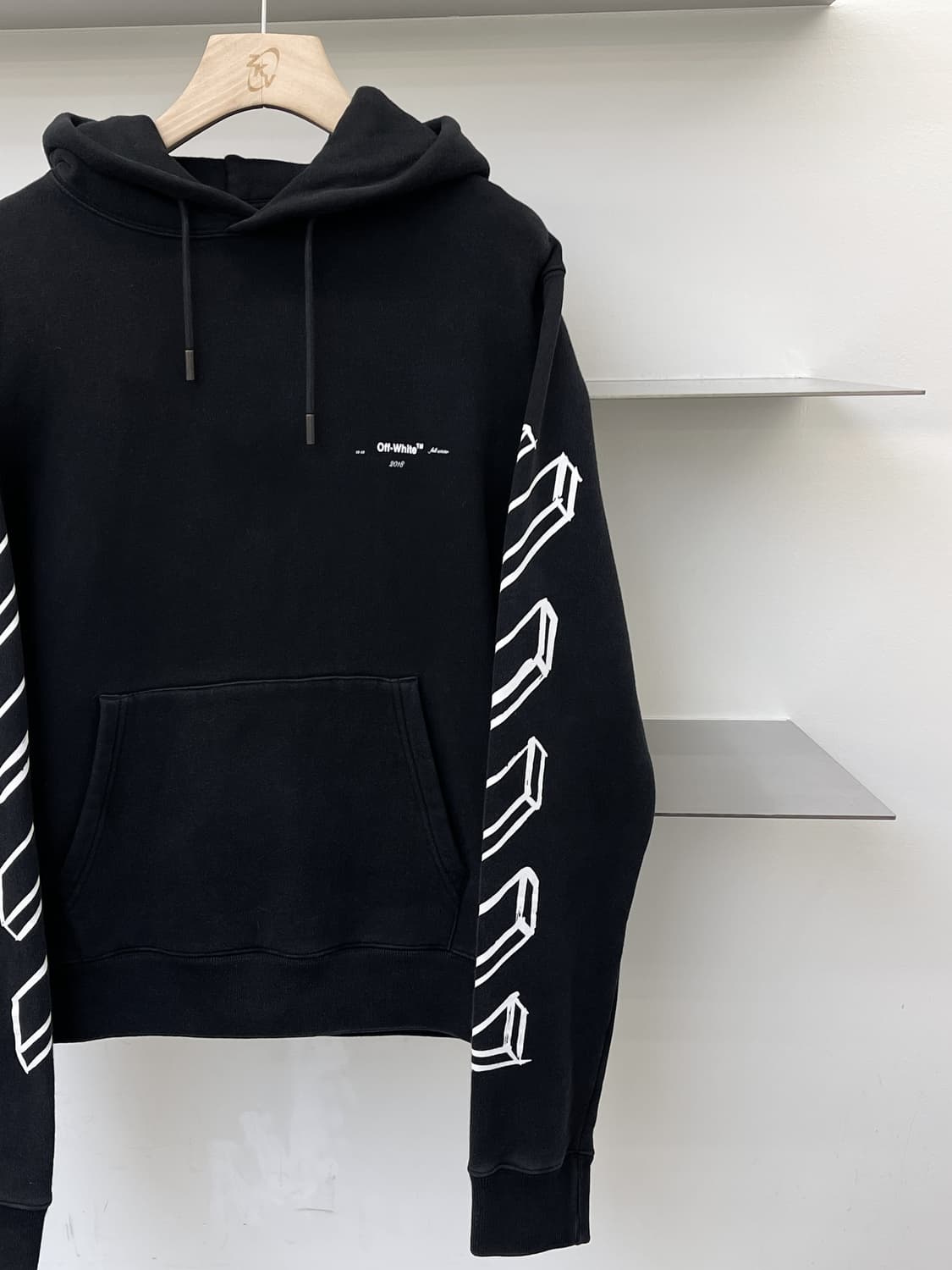 오프화이트 다이애그널 애로우 후디 상품이미지4