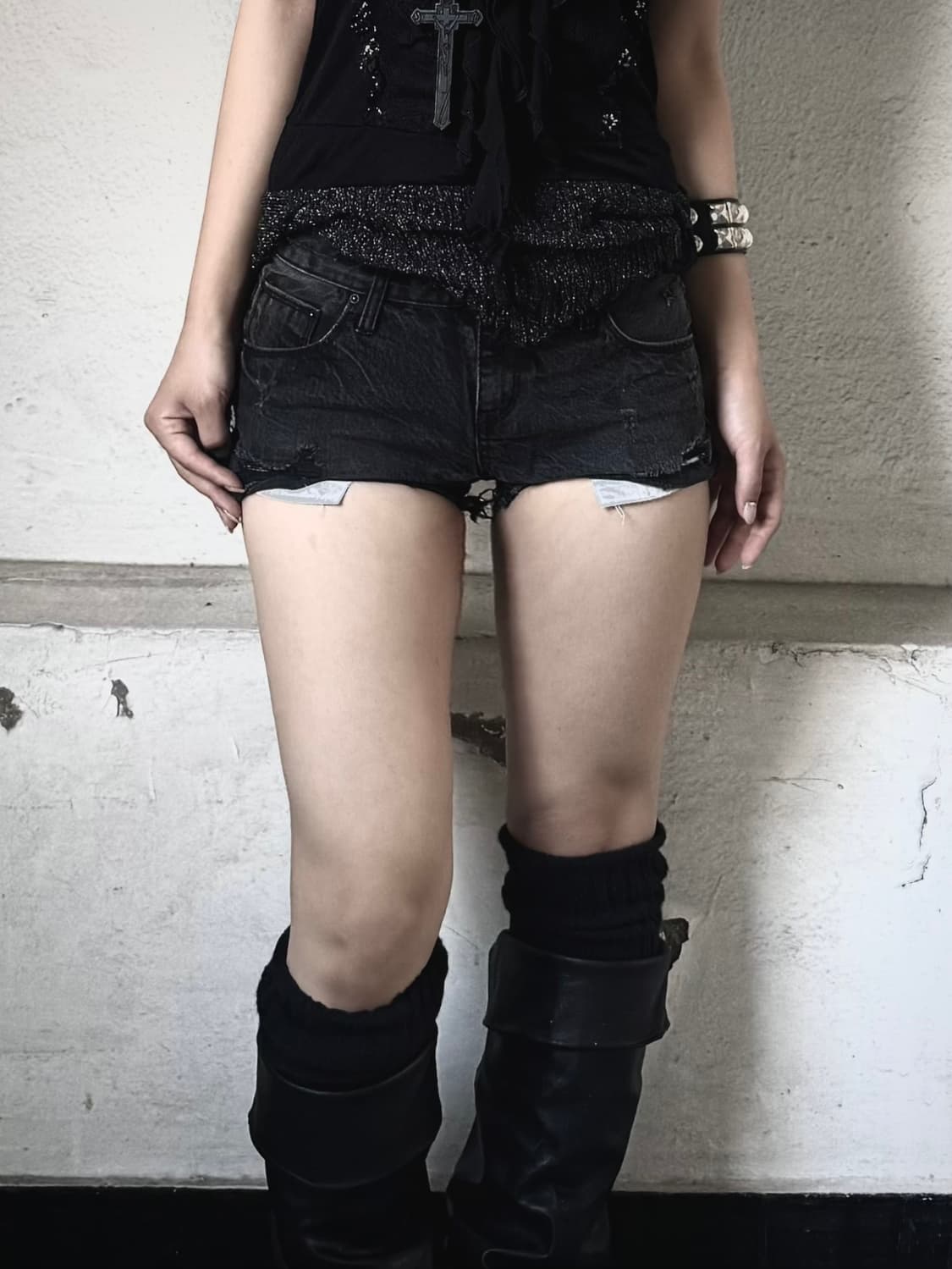 Denim Micro shorts 상품이미지1
