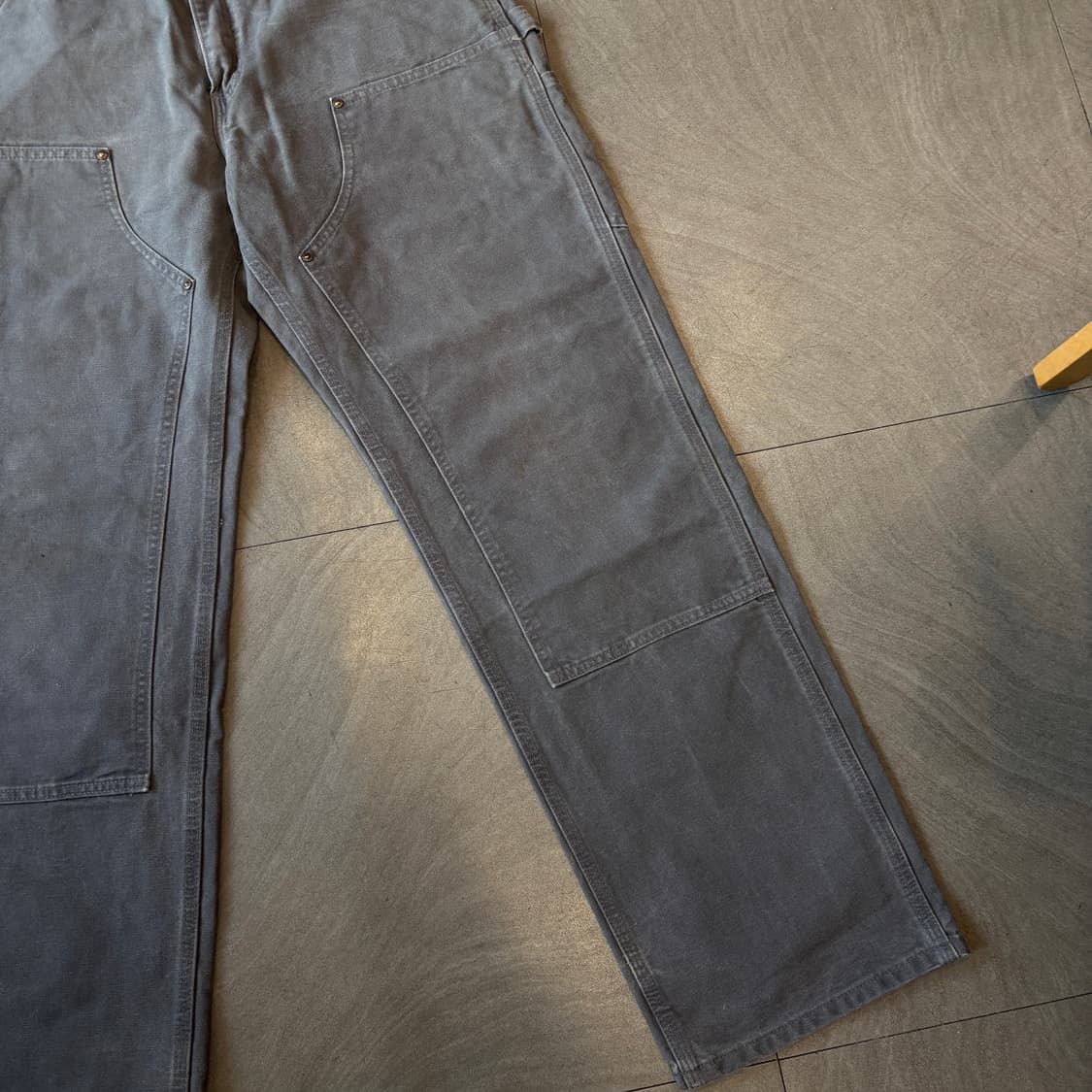 칼하트 정품 그레이 더블니 팬츠 바지 상품이미지4