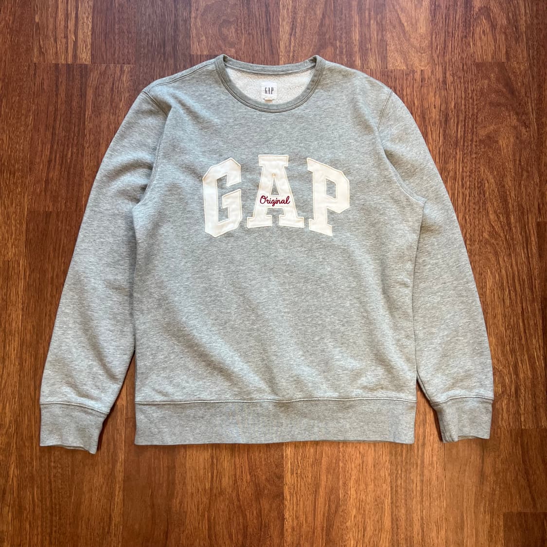 [M]갭 GAP 그레이 빅로고 맨투맨 상품이미지2