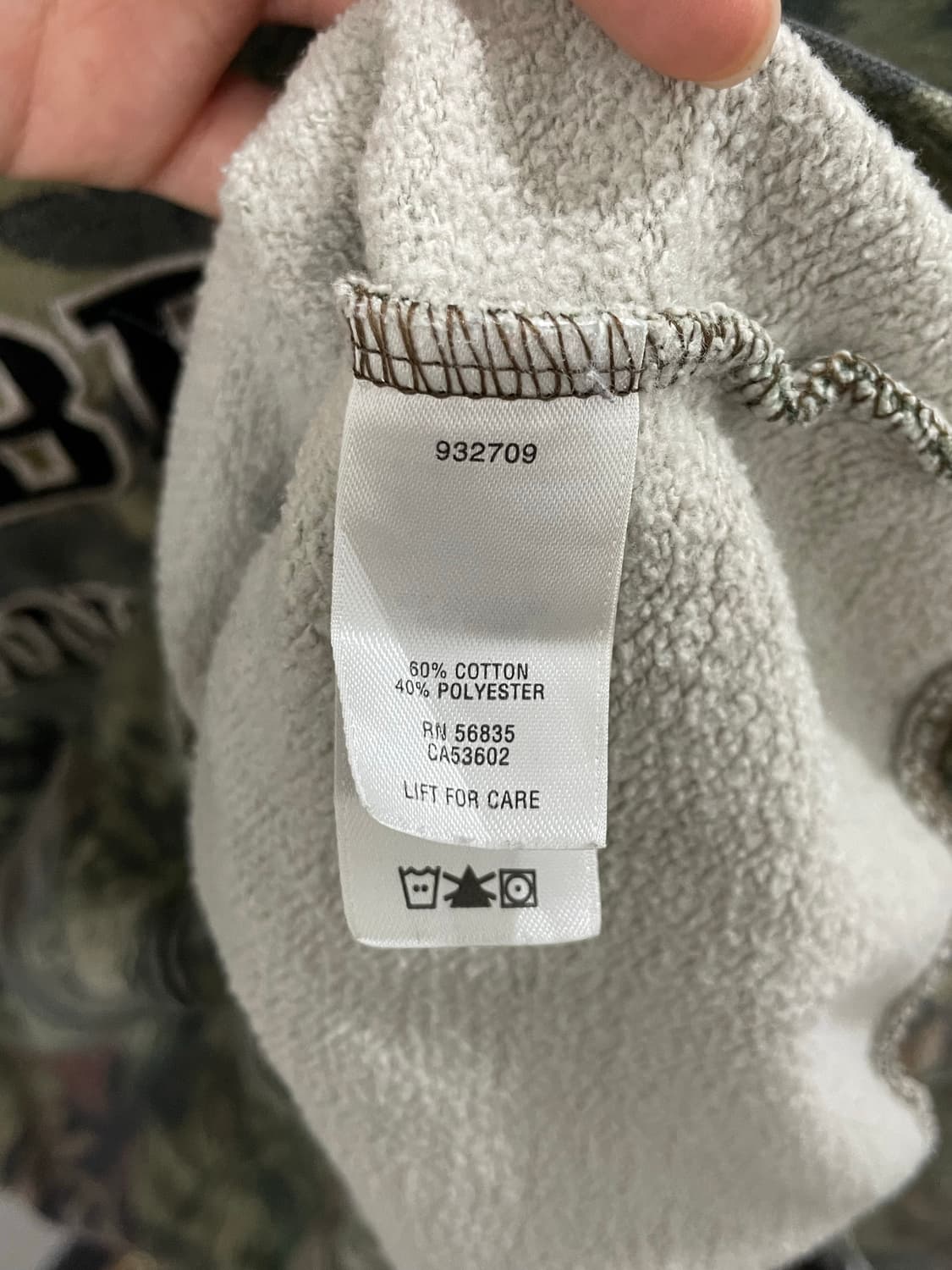 (빈티지) Cabelas Realtree 리얼트리 후드티 상품이미지5