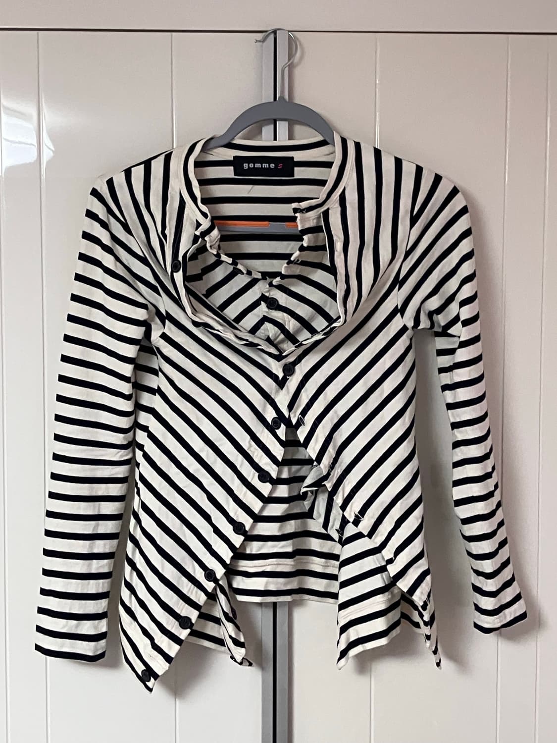 Gomme(고무) 스트라이프 가디건 상품이미지5