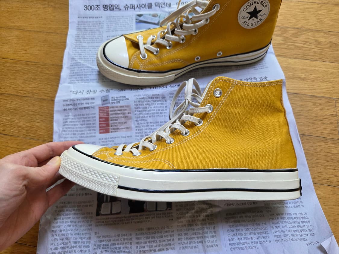 컨버스 척70 하이 썬플라워 290 / 162054C 상품이미지9