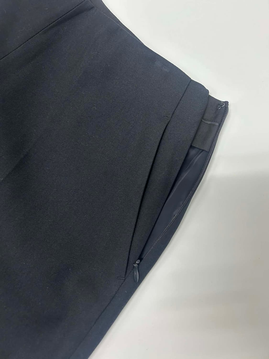 [M] 브론 Bronn 울 블렌드 롱 와이드 슬렉스 팬츠 상품이미지6