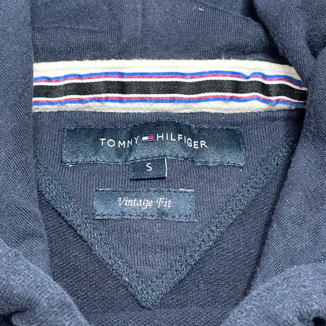 타미힐피거 네이비 후드티셔츠 여성S 상품이미지4