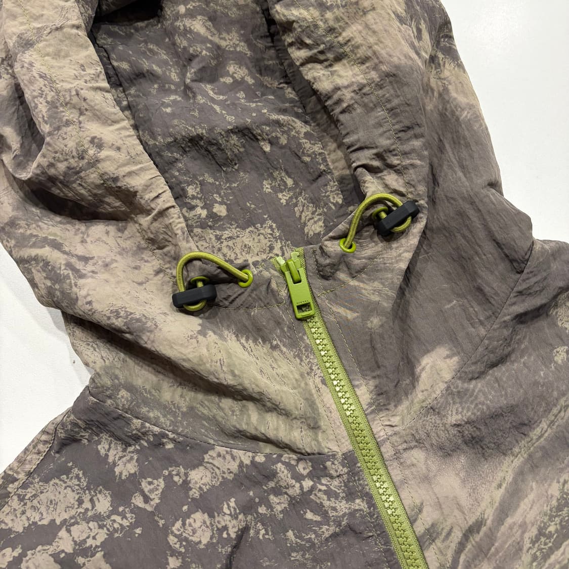 [50] 디젤 와레트 후드 바람막이 카키 B795 상품이미지5