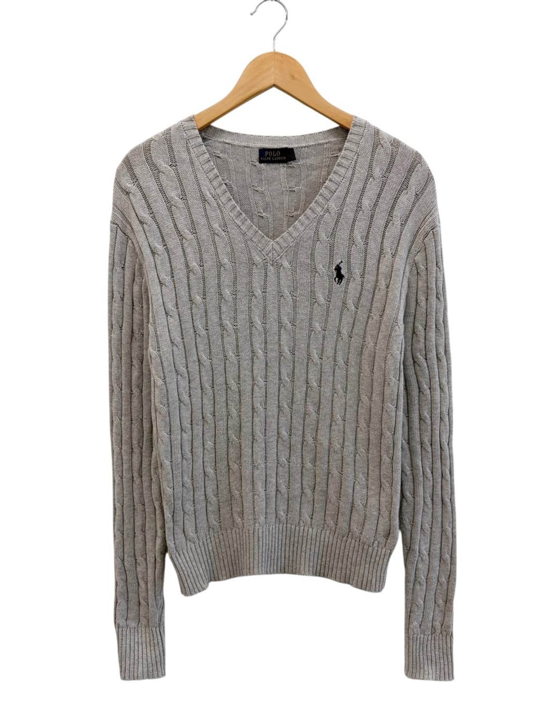 폴로 브이넥 니트 (L) 상품이미지1