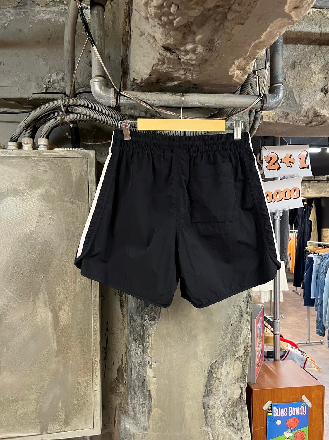 아디다스 밴딩 하프 팬츠 블랙 M #csz4003 상품이미지2