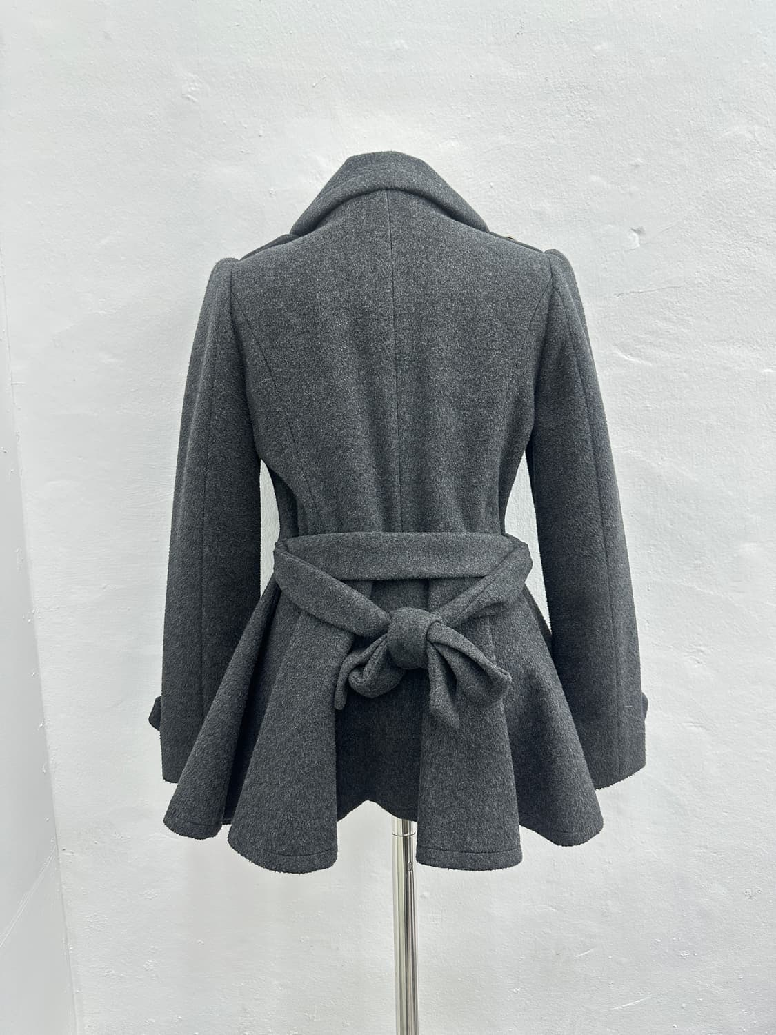 Gray flare peacoat 상품이미지9