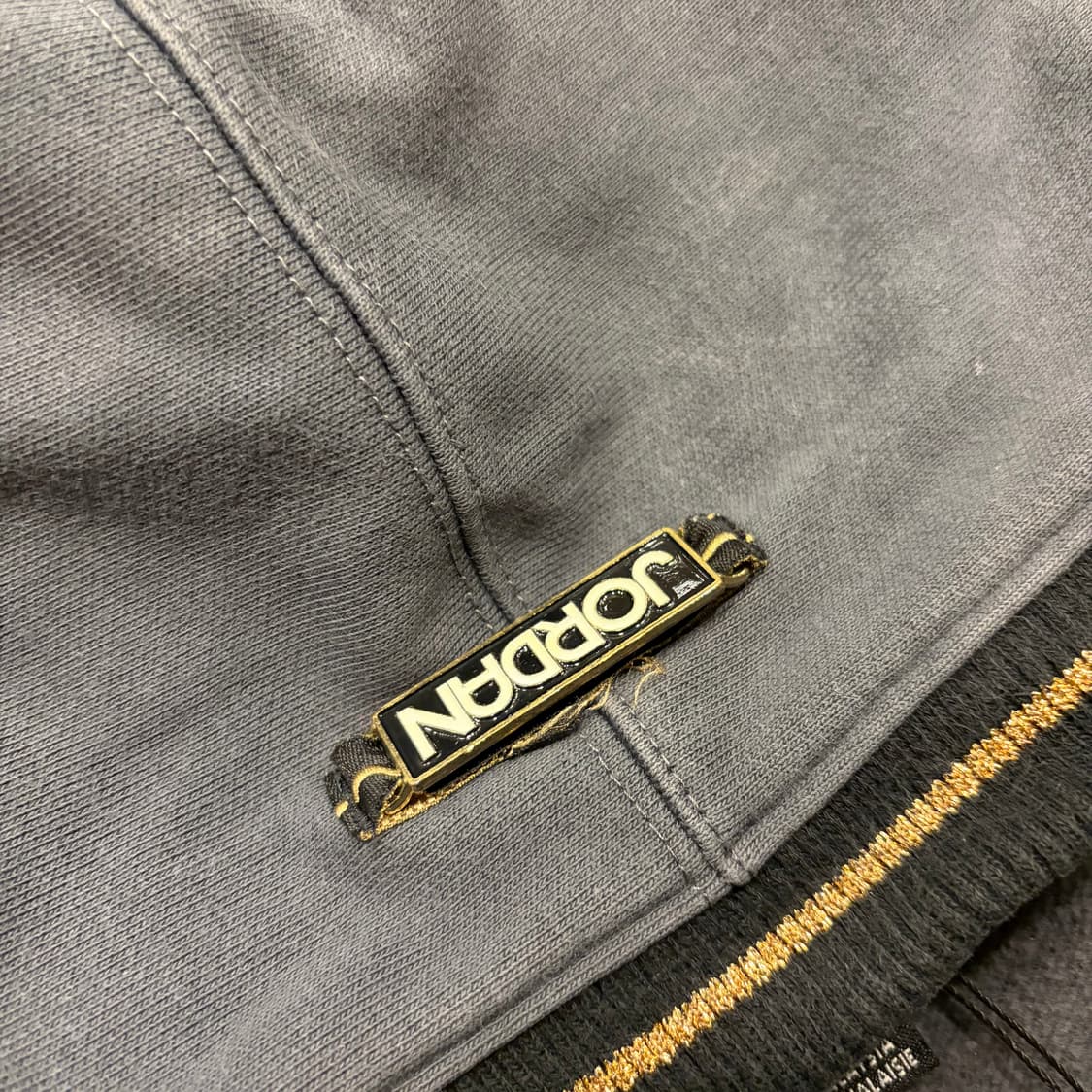 [M] 조던 23 빅로고 후드집업 그레이 B450 상품이미지4