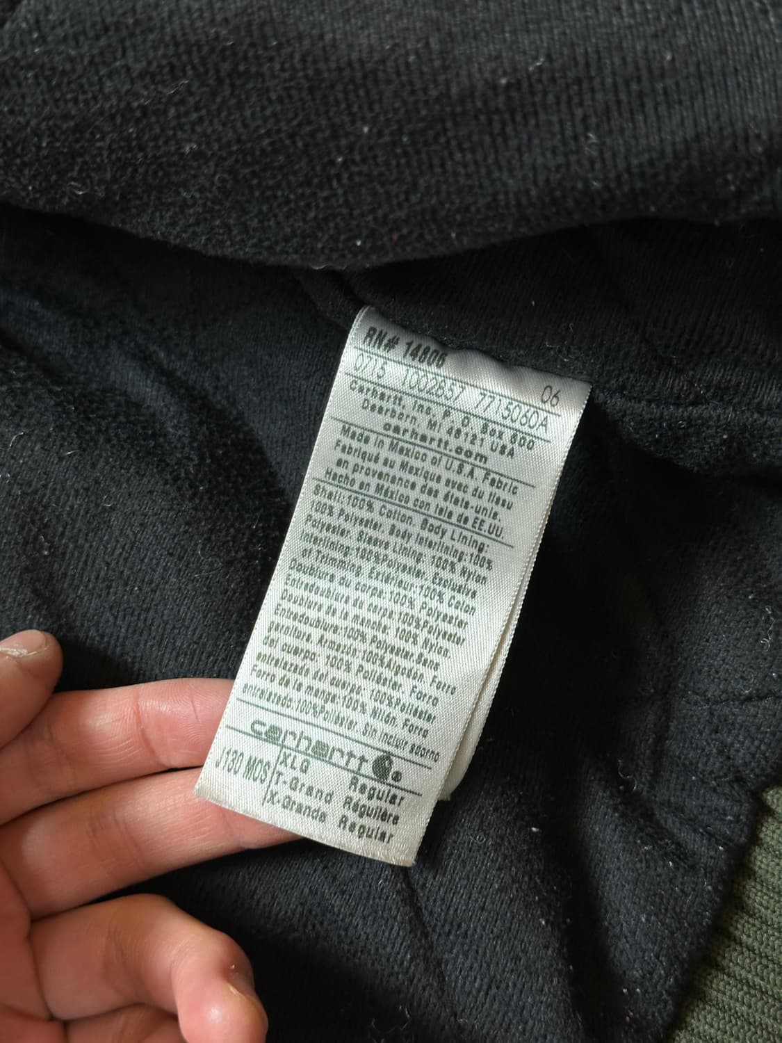 OG 칼하트 J130 액티브 자켓 칼하트 MOS 모스그린 상품이미지8